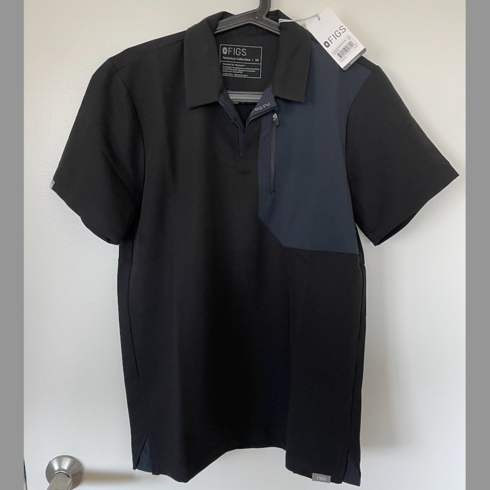 BRAND NEW FIGS Dothan Classic Polo Scrub Shirt (Men) - w/ tags